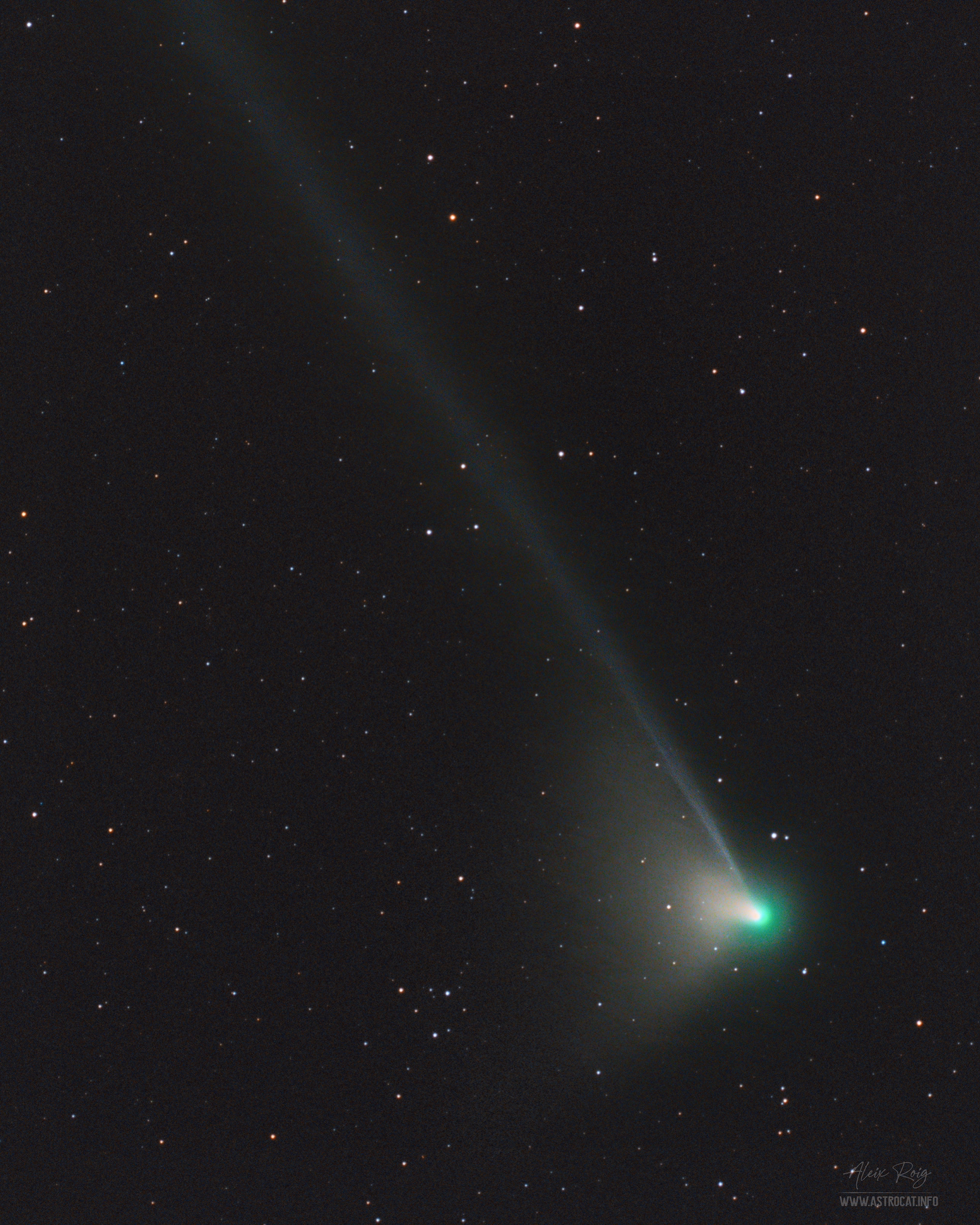 Observacions astronòmiques del cometa  C/2022/E3 a Prades 