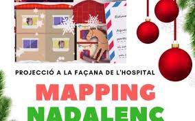 Nuevo mapping navideño en  l’Hospitalet de l’Infant